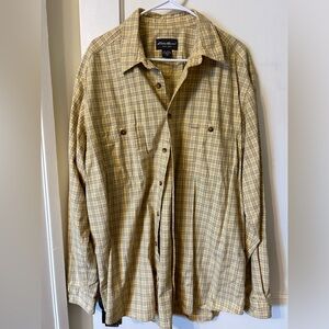 Men’s long sleeve button up Eddie Bauer shirt
